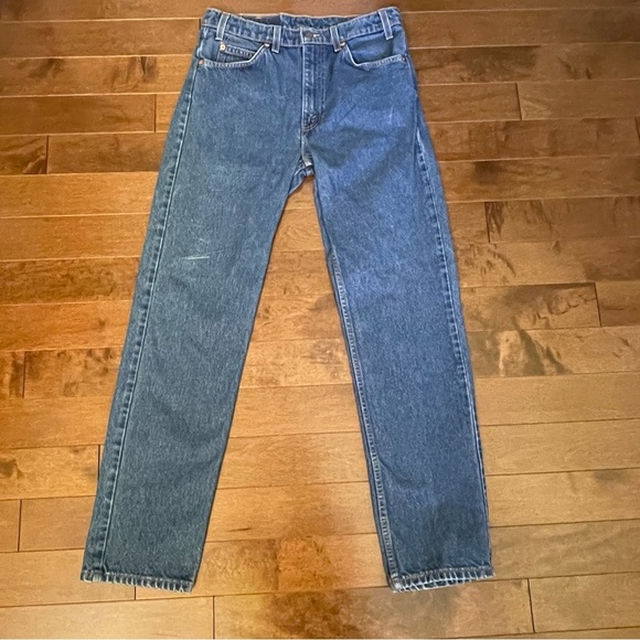 Levi 505 Regular Fit Classic Straight Leg Denim Jeans - Picture 5 of 16